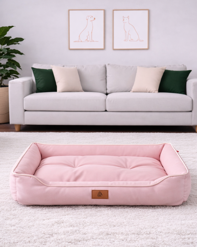 Cama acolchada elegante