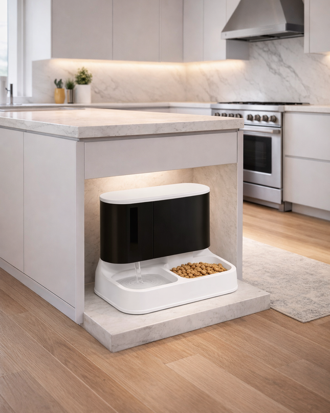 Dispensador Automático Agua y Comida