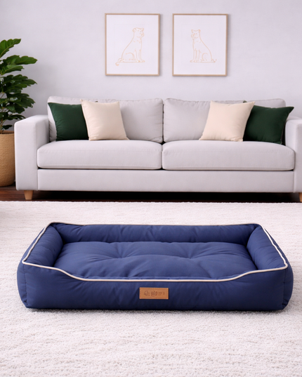 Cama acolchada elegante