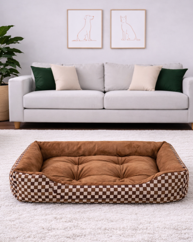 Cama cuadrada premium