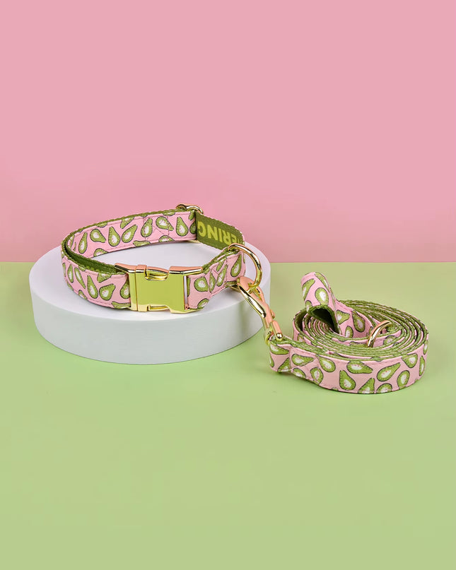 Conjunto De Collar Y Correa Para Perro Ajustables, Temporada Colorida De Verano, Marca De Lujo, Para Perros Pequeños, Medianos Y Grandes