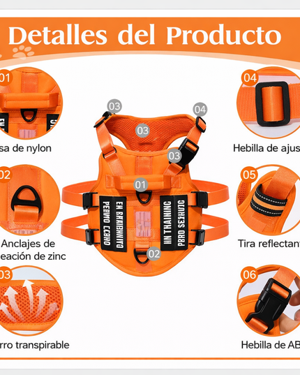 Chaleco Arnés Táctico KOMMILIEF