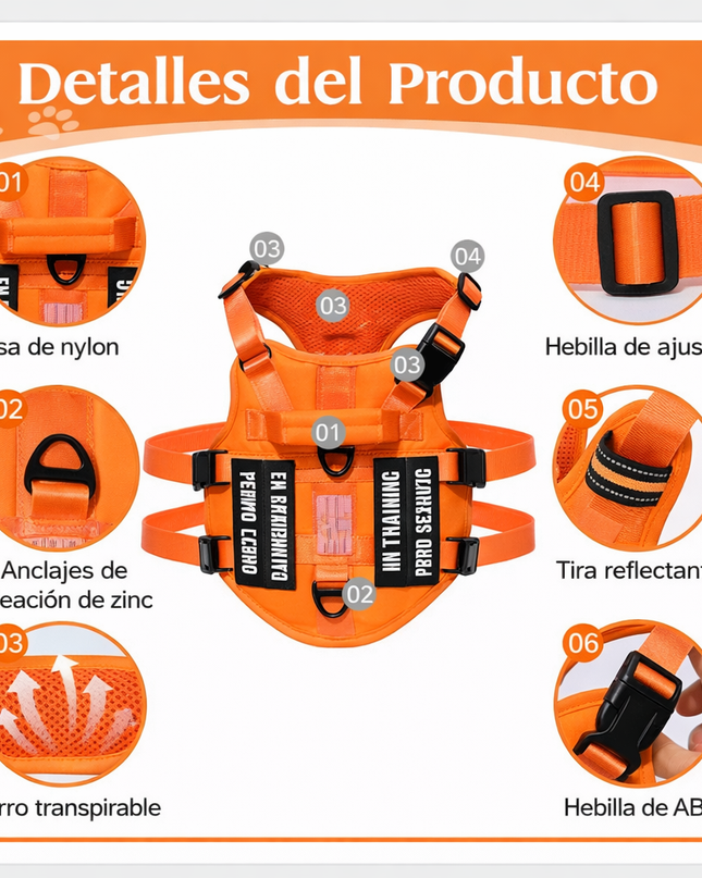 Chaleco Arnés Táctico KOMMILIEF