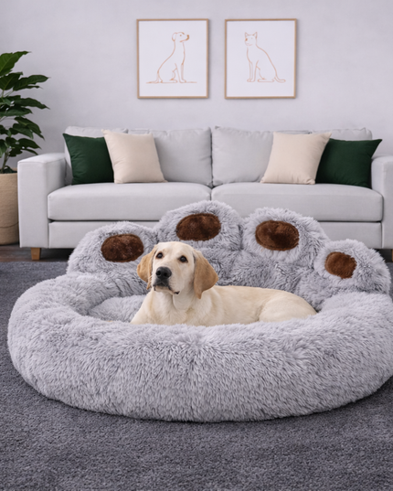 Cama huella acogedora