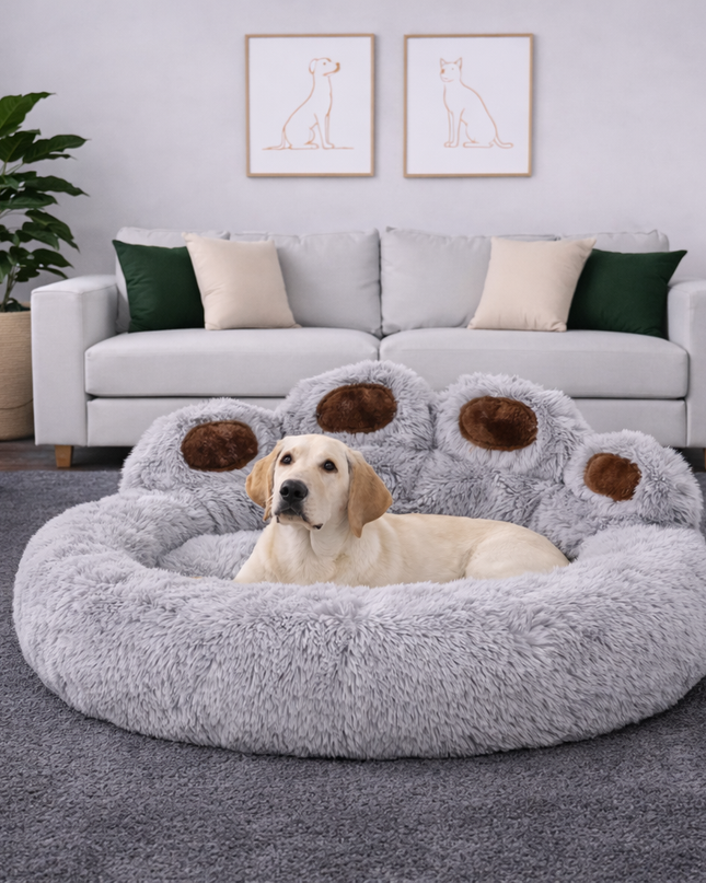 Cama huella acogedora