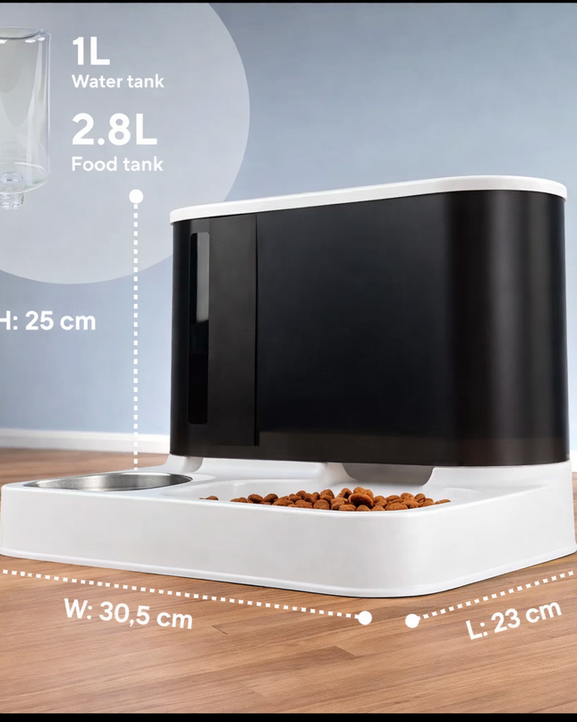 Dispensador Automático Agua y Comida