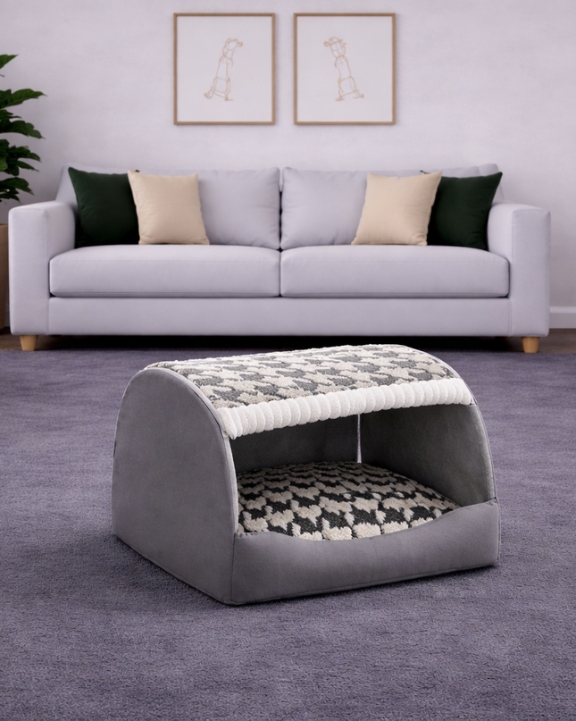 Cama Cueva Acolchada