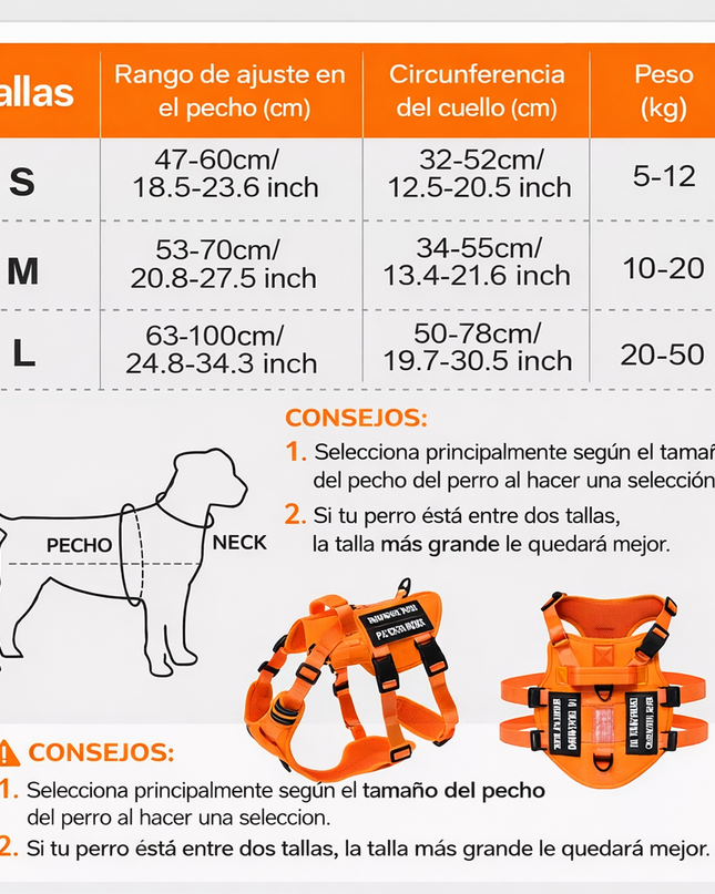 Chaleco Arnés Táctico KOMMILIEF