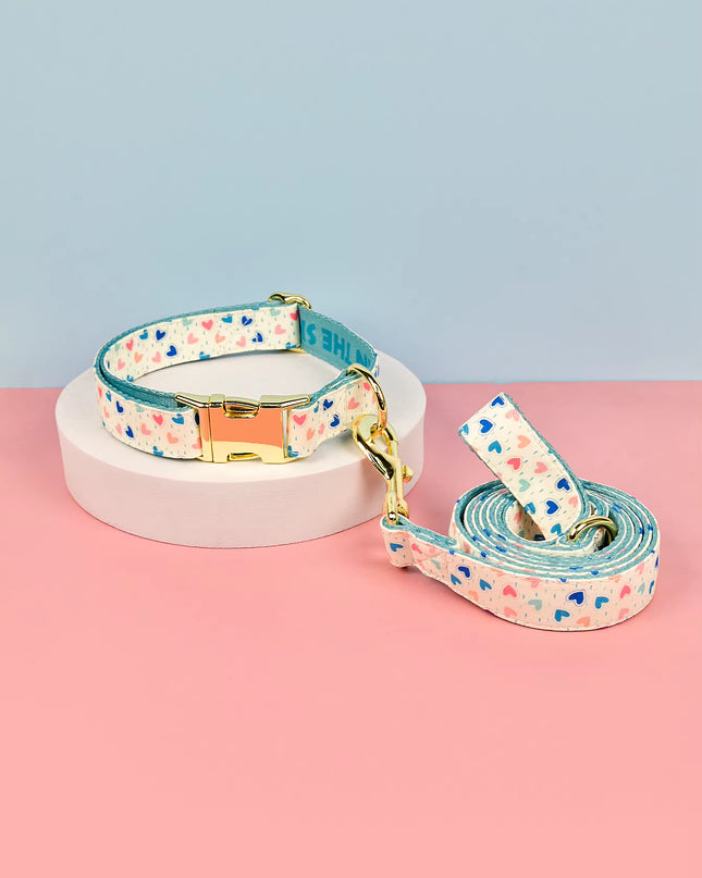 Conjunto De Collar Y Correa Para Perro Ajustables, Temporada Colorida De Verano, Marca De Lujo, Para Perros Pequeños, Medianos Y Grandes