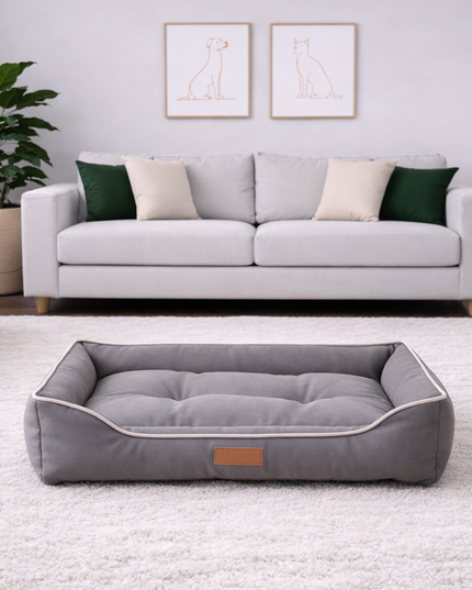 Cama acolchada elegante