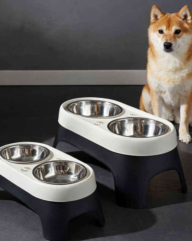 Comedero de goma elevado