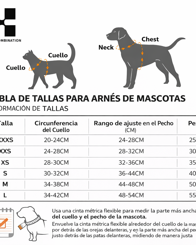 Arnés Transpirable Reflectante con Correa Ajustable