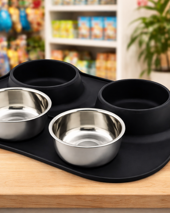 Cuenco Doble Antideslizante